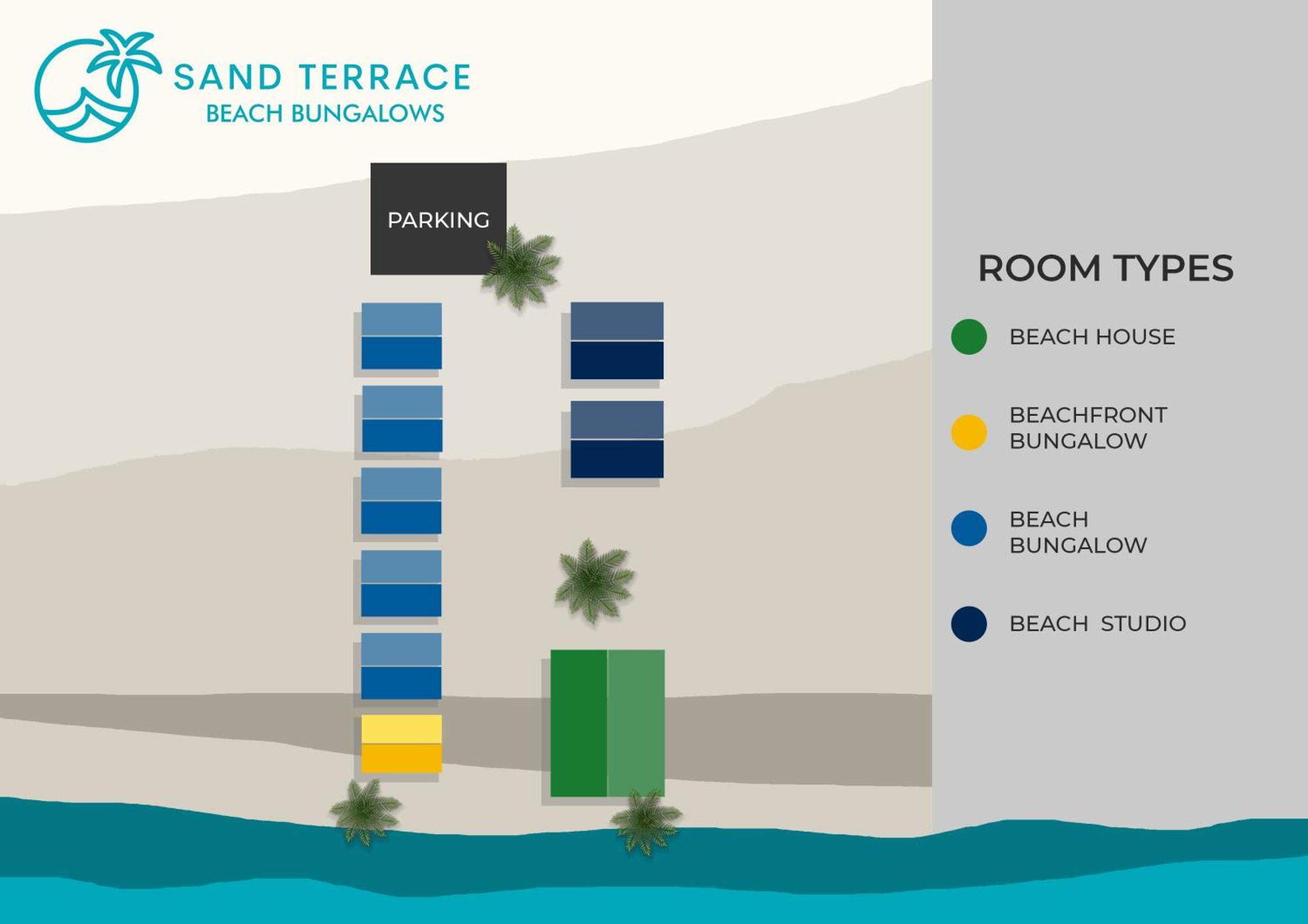 Sand Terrace Beach Bungalows Bantaj Kültér fotó